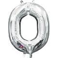 Anagram 16 in. Letter O Silver Supershape Foil Balloon 78487